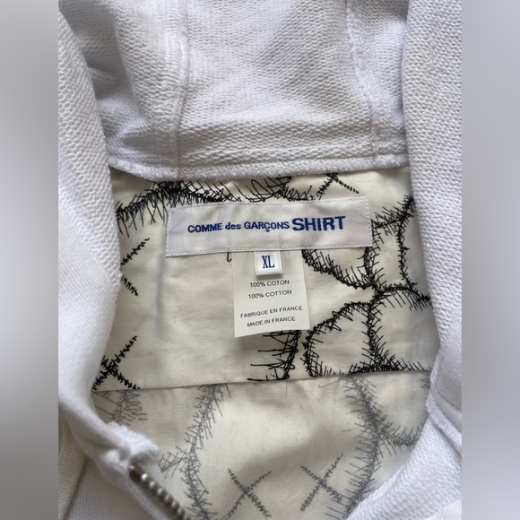 Comme Des Garçon x KAWS Zip Up Hoodie Shirt NWT - Picture 6 of 10